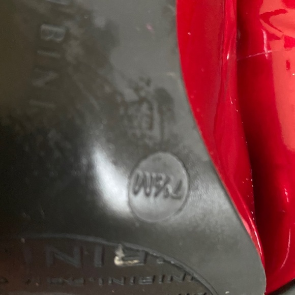 GIANNI BINI CANDY APPLE RED PUMPS - Picture 12 of 12